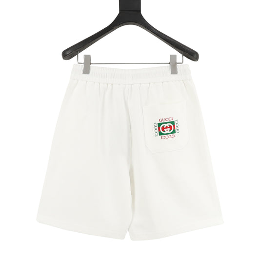 Gucci Wheat Knight Flocked Print Shorts product detail 2