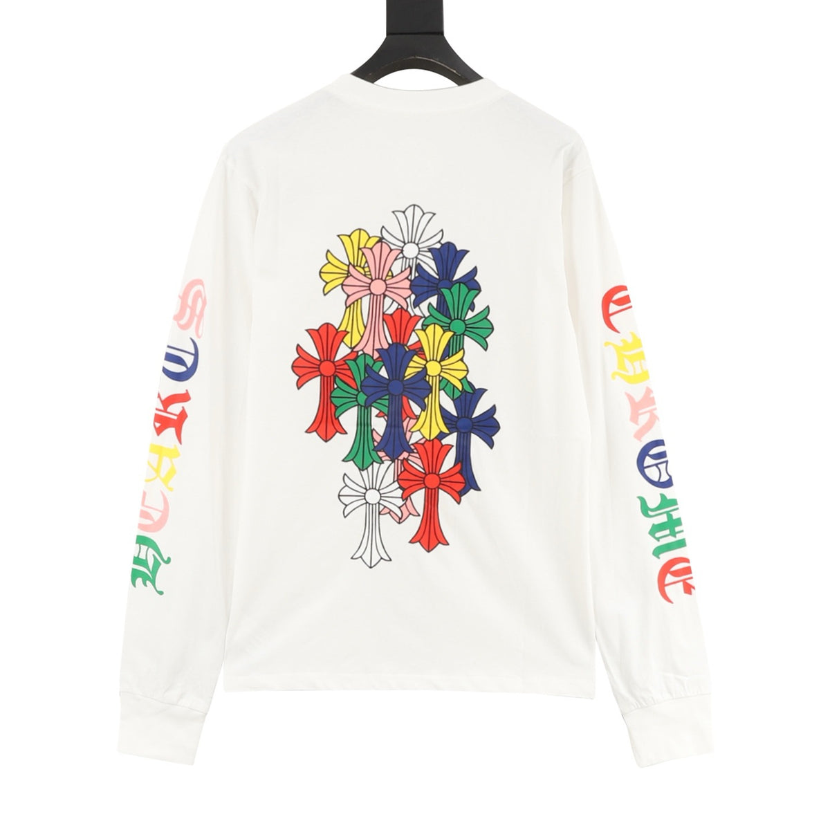 Chrome Hearts Multicolor Cross Print Long-Sleeve T-Shirt product detail 2