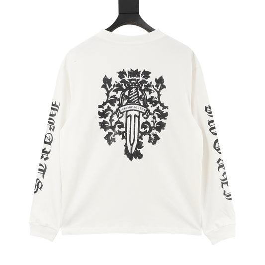 Chrome Hearts Dagger Print Long-Sleeve T-Shirt product detail 2