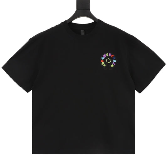 Chrome Hearts Multicolor Horseshoe Patch Embroidered T-Shirt product detail 2