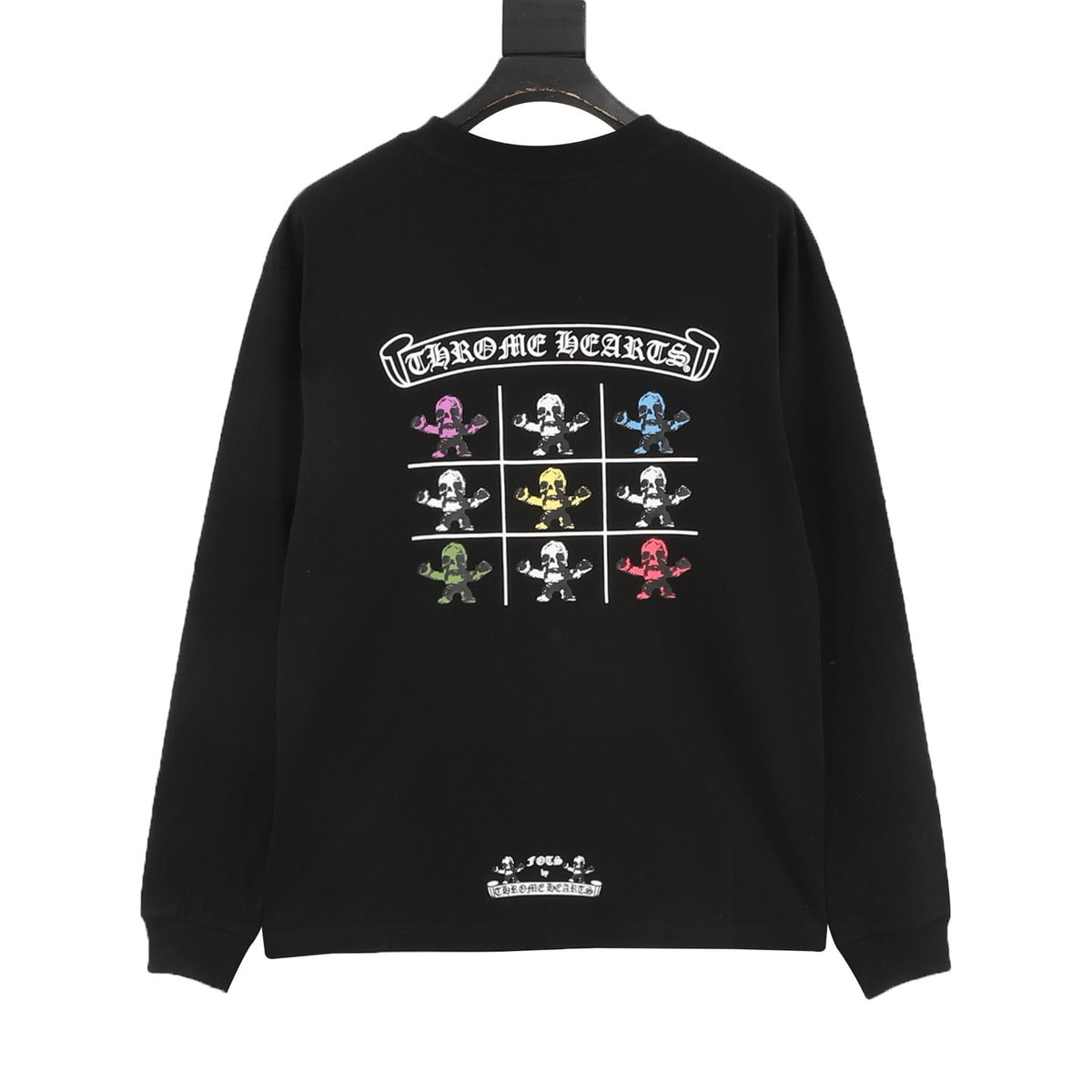 Chrome Hearts Skull Figure Print Long-Sleeve T-Shirt product detail 2