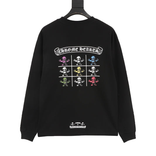 Chrome Hearts Skull Figure Print Long-Sleeve T-Shirt product detail 2