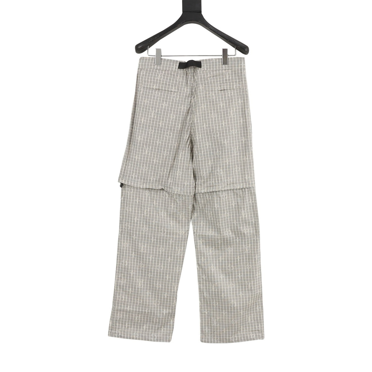 Louis Vuitton Monogram Convertible Check Trousers - Black product detail 2