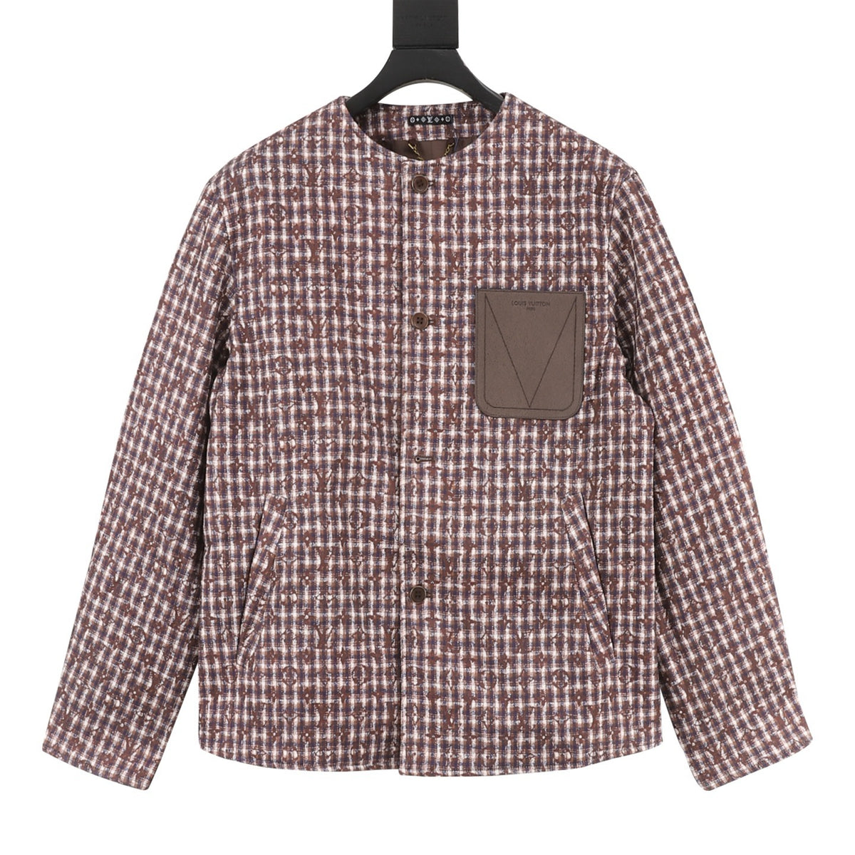 Louis Vuitton Monogram Collarless Tweed Jacket product detail 2