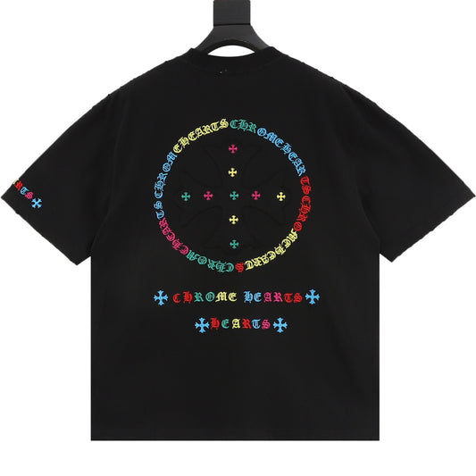 Chrome Hearts Multicolor Logo Print T-Shirt product detail 2