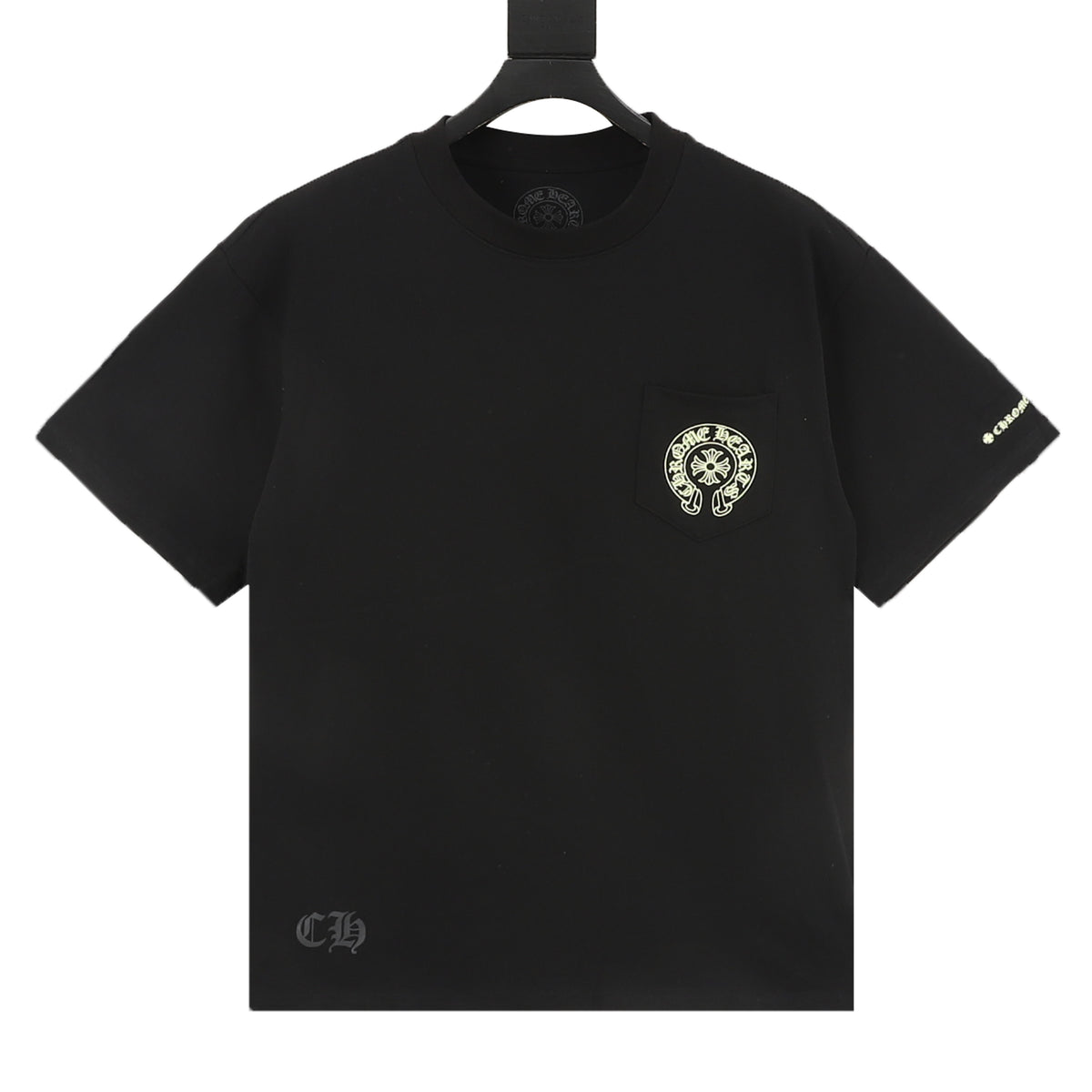 Chrome Hearts Golden Horseshoe Print T-Shirt product detail 2