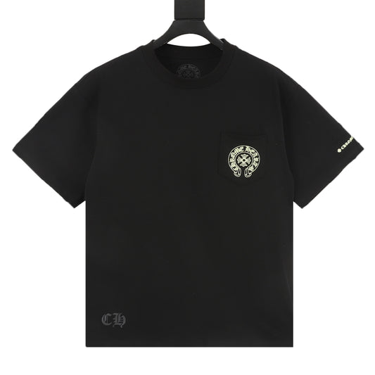 Chrome Hearts Golden Horseshoe Print T-Shirt product detail 2