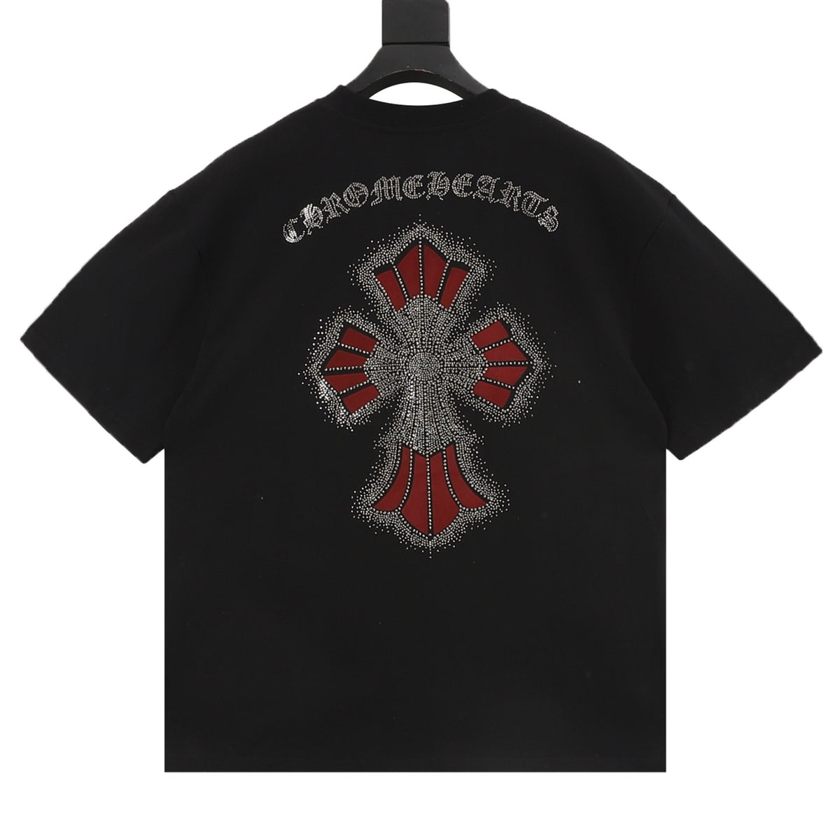 Chrome Hearts Rhinestone Cross T-Shirt product detail 2