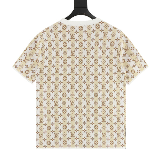 Louis Vuitton Monogram Floral Jacquard Knit T-Shirt - Ivory product detail 2