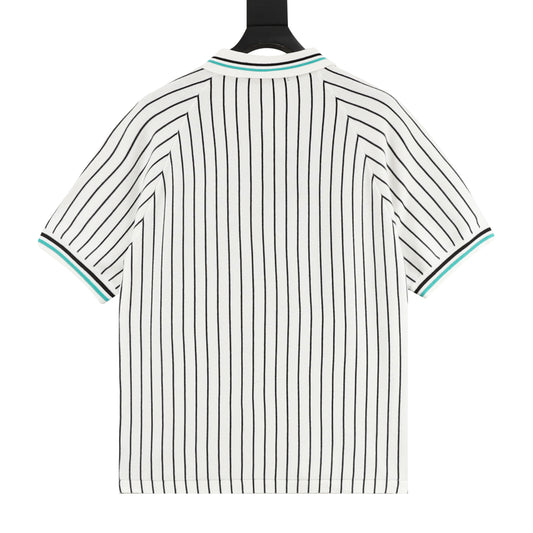 Louis Vuitton Contrast Stripe Knit Polo Shirt product detail 2