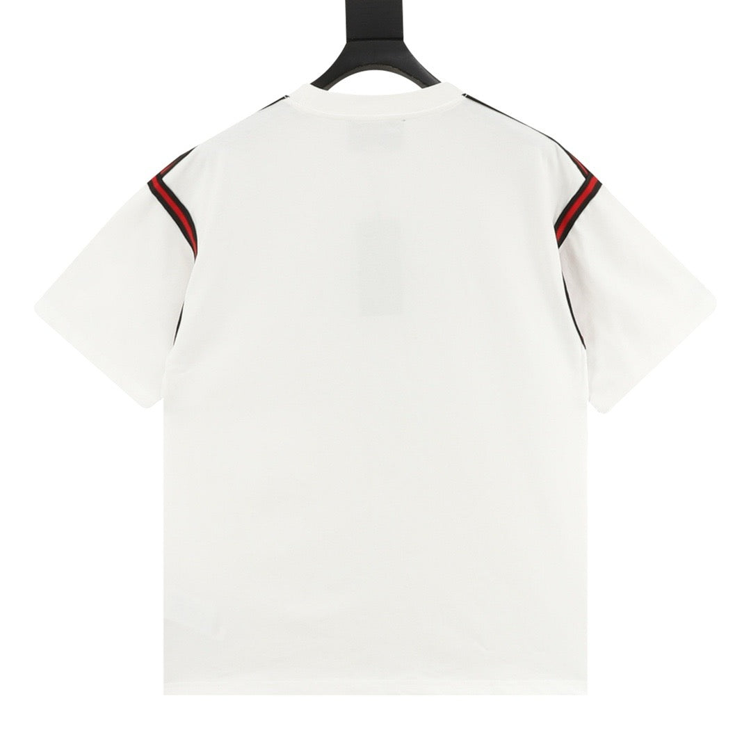 Gucci Web-Stripe Sleeve Embroidered T-Shirt product detail 2