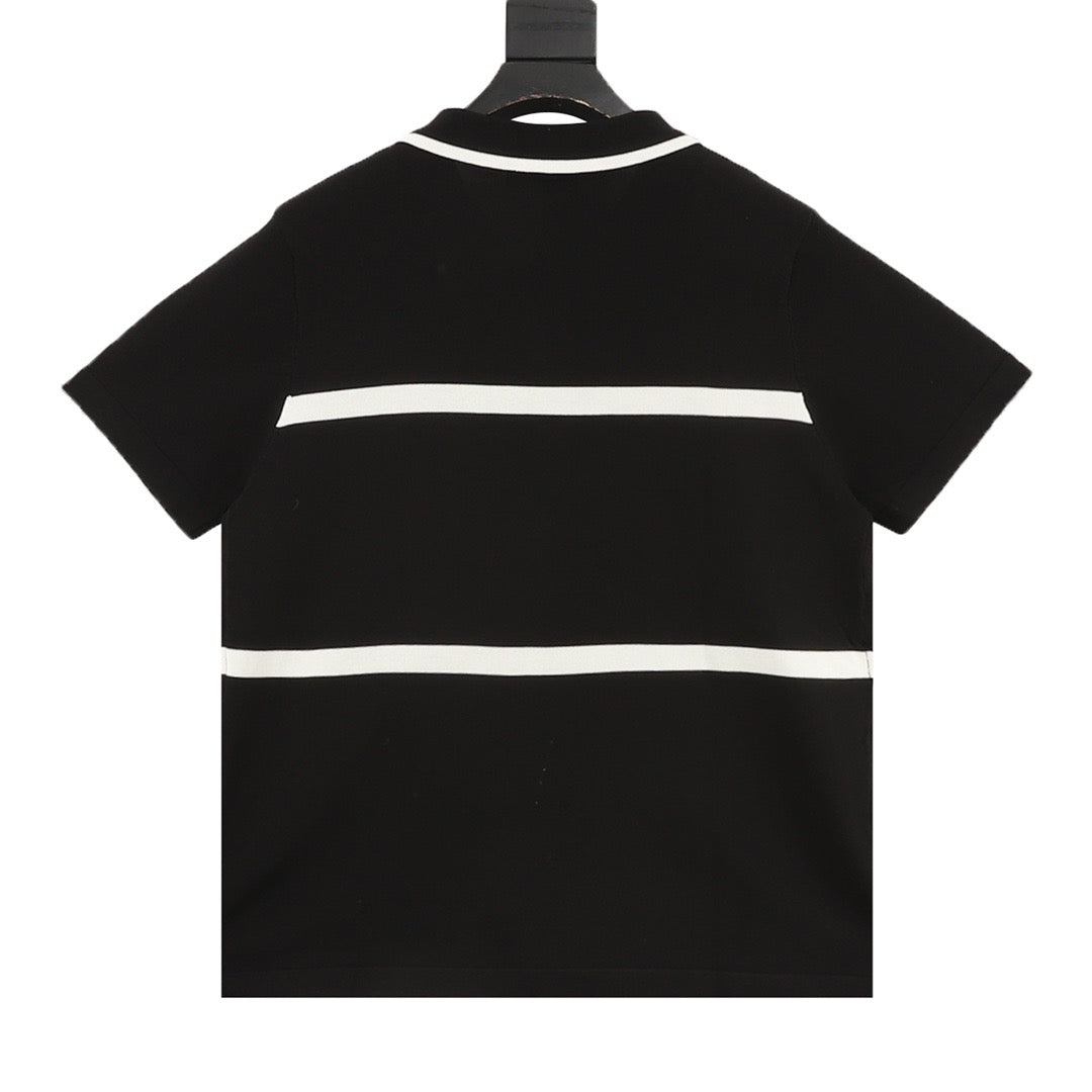 Louis Vuitton Stripe Signature Jacquard Knit Polo Shirt product detail 2