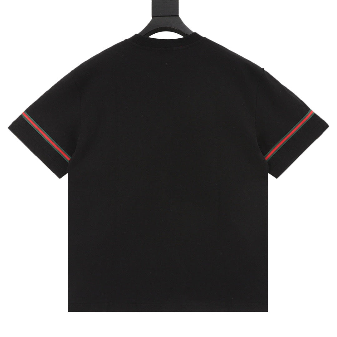 Gucci Web-Stripe Raised Embroidered T-Shirt product detail 2
