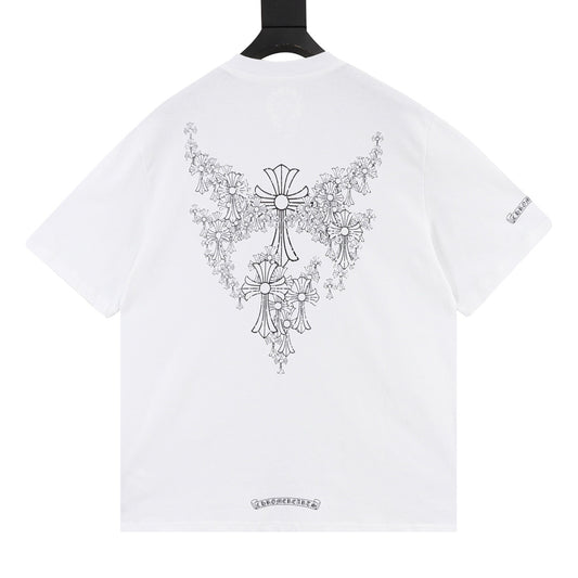 Chrome Hearts Gothic Script Cross T-Shirt product detail 2
