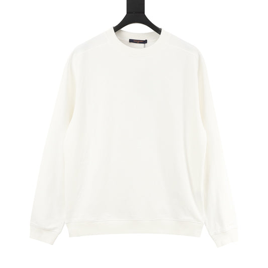 Louis Vuitton Monogram Jacquard Crew-Neck Sweatshirt - Black front view