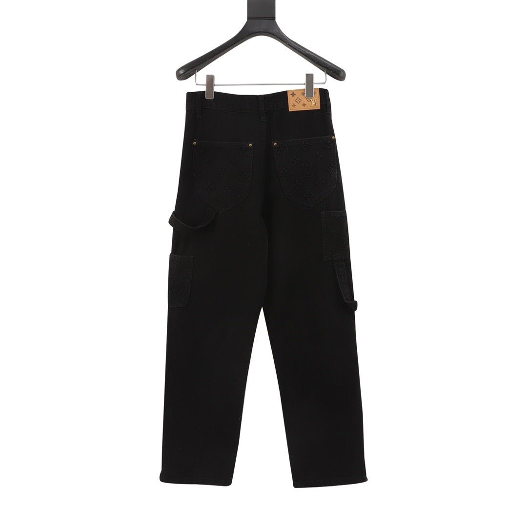 Louis Vuitton Embossed Monogram Utility Denim Pants product detail 2