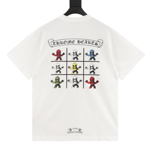 Chrome Hearts Nine-Panel Skull Print T-Shirt product detail 2