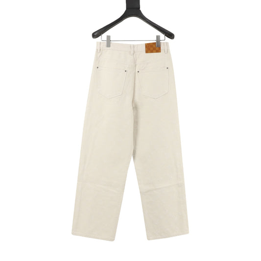 Louis Vuitton Monogram Needle-Punched Skate Jeans - Blue product detail 2