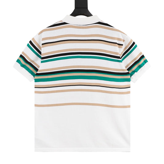 Louis Vuitton Stripe Button Polo Shirt product detail 2