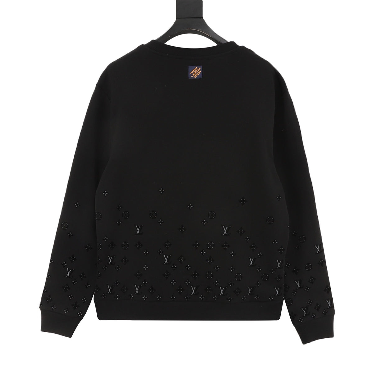 Louis Vuitton Gradient Flocked Logo Sweatshirt - Black product detail 2