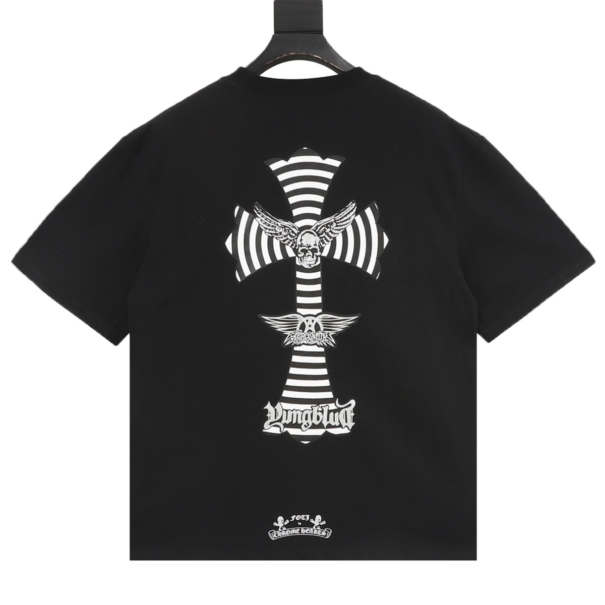 Chrome Hearts Skull Cross Print T-Shirt product detail 2