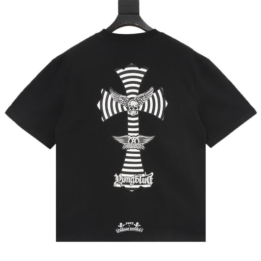 Chrome Hearts Skull Cross Print T-Shirt product detail 2