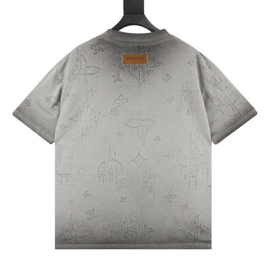 Louis Vuitton Washed Monogram Burnout T-Shirt product detail 2