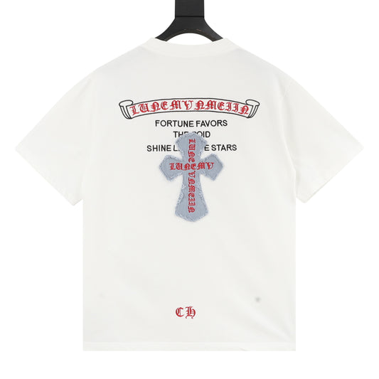 Chrome Hearts Denim Patch T-Shirt product detail 2