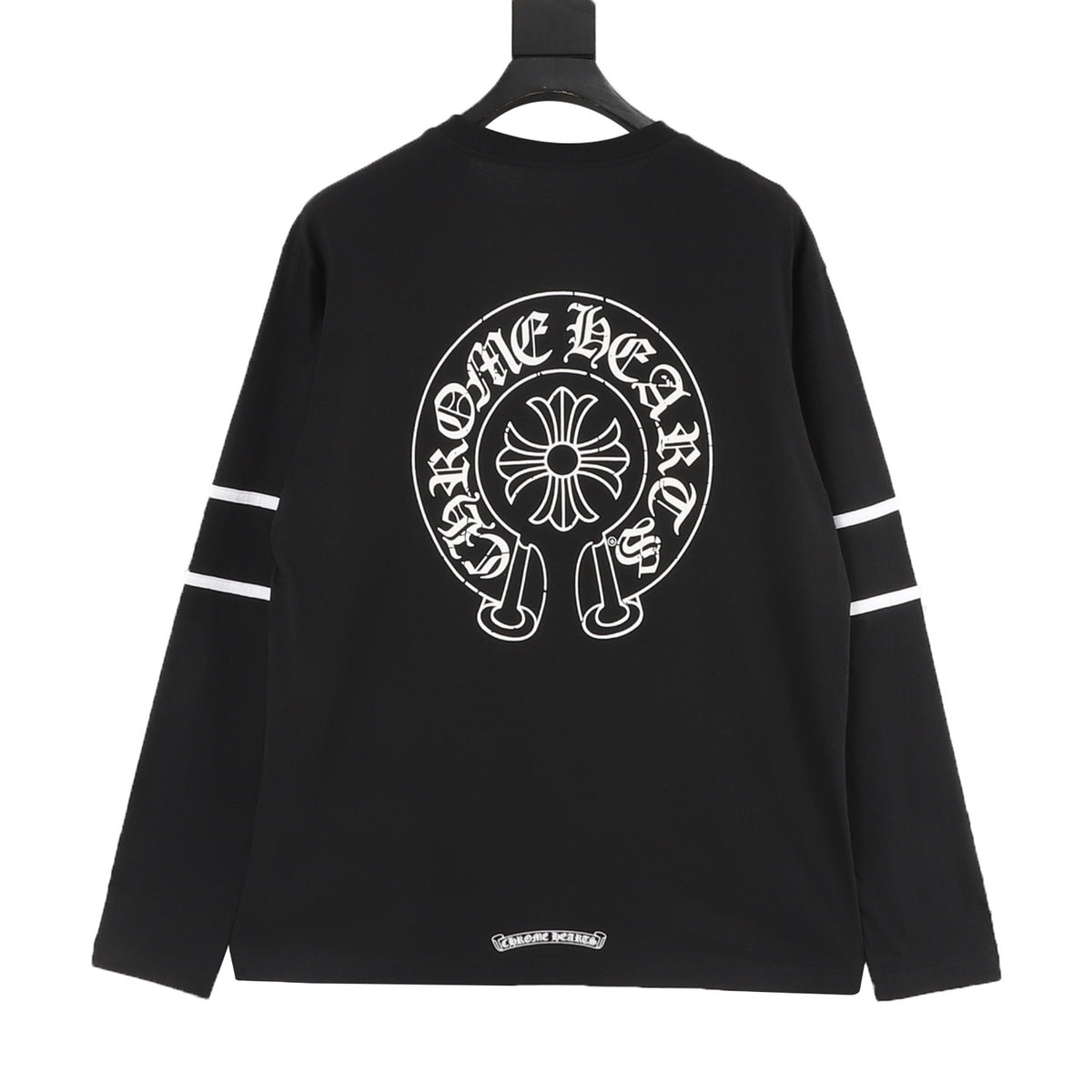 Chrome Hearts No. 33 Gothic Script Cross Print Long-Sleeve T-Shirt product detail 2