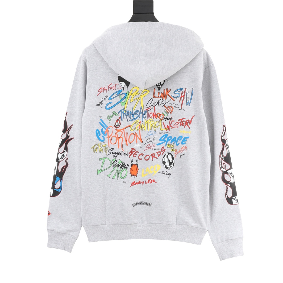 Chrome Hearts Graffiti Letter Print Hoodie product detail 2