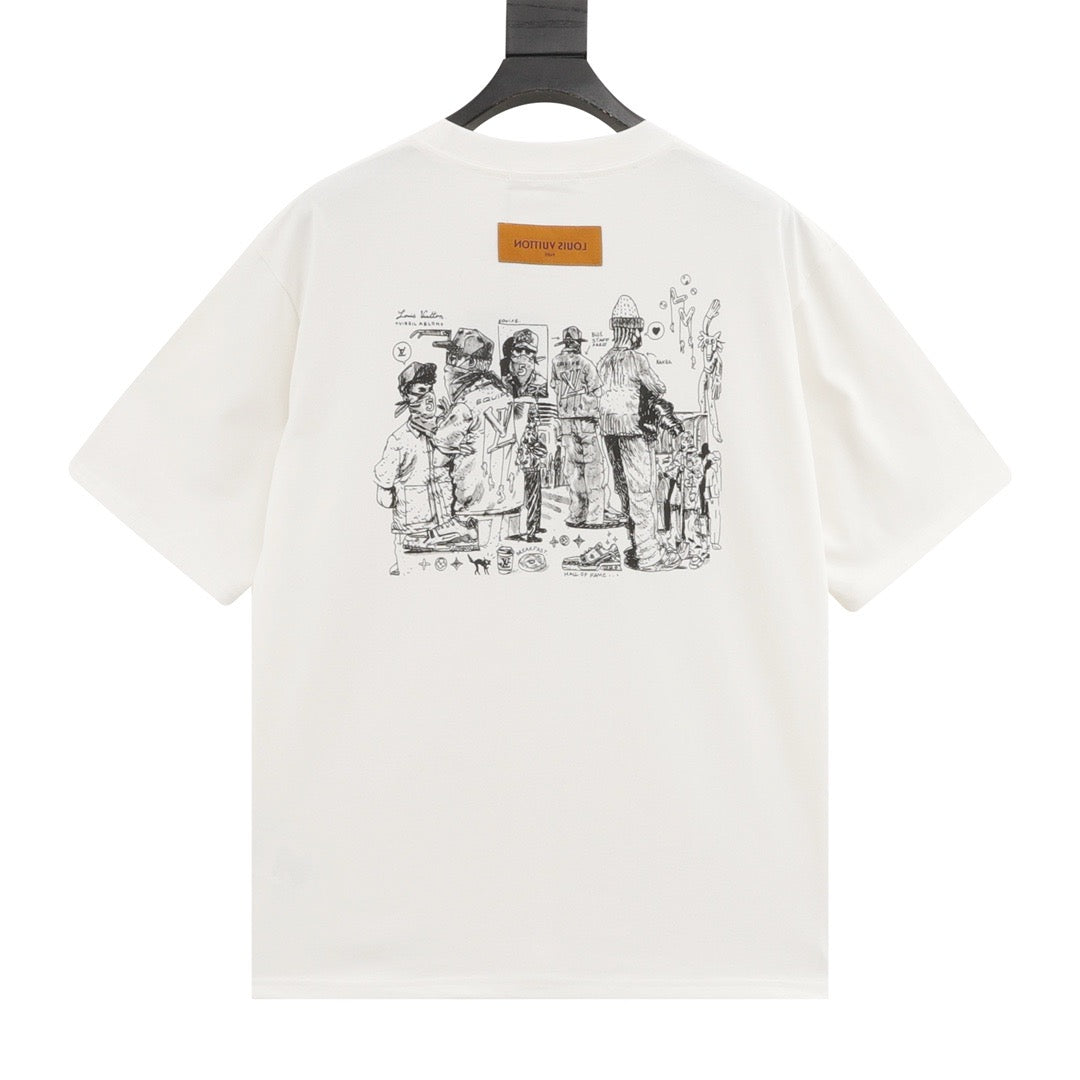 Louis Vuitton Staff Puff-Print T-Shirt product detail 2