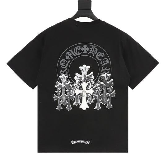 Chrome Hearts Leather Patch Cross T-Shirt product detail 2