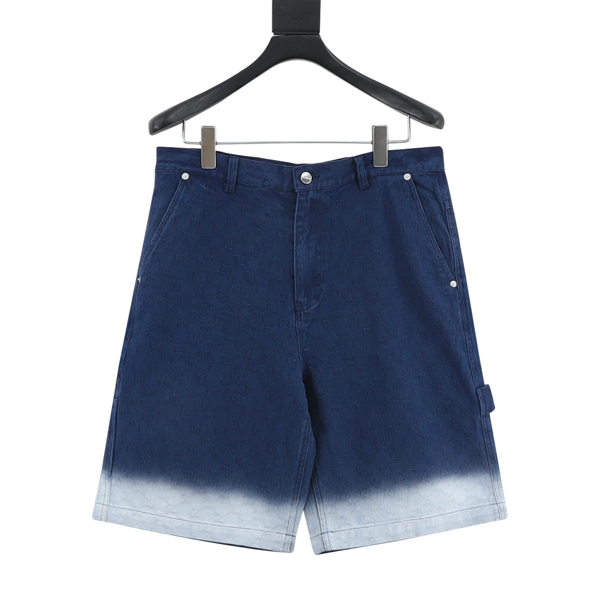 Gucci Gradient Monogram Jacquard Denim Shorts product detail 2