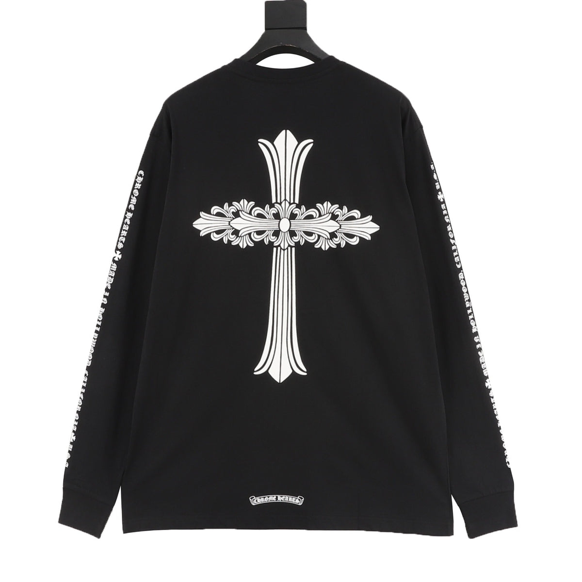 Chrome Hearts Floral Cross Print Long-Sleeve T-Shirt product detail 2