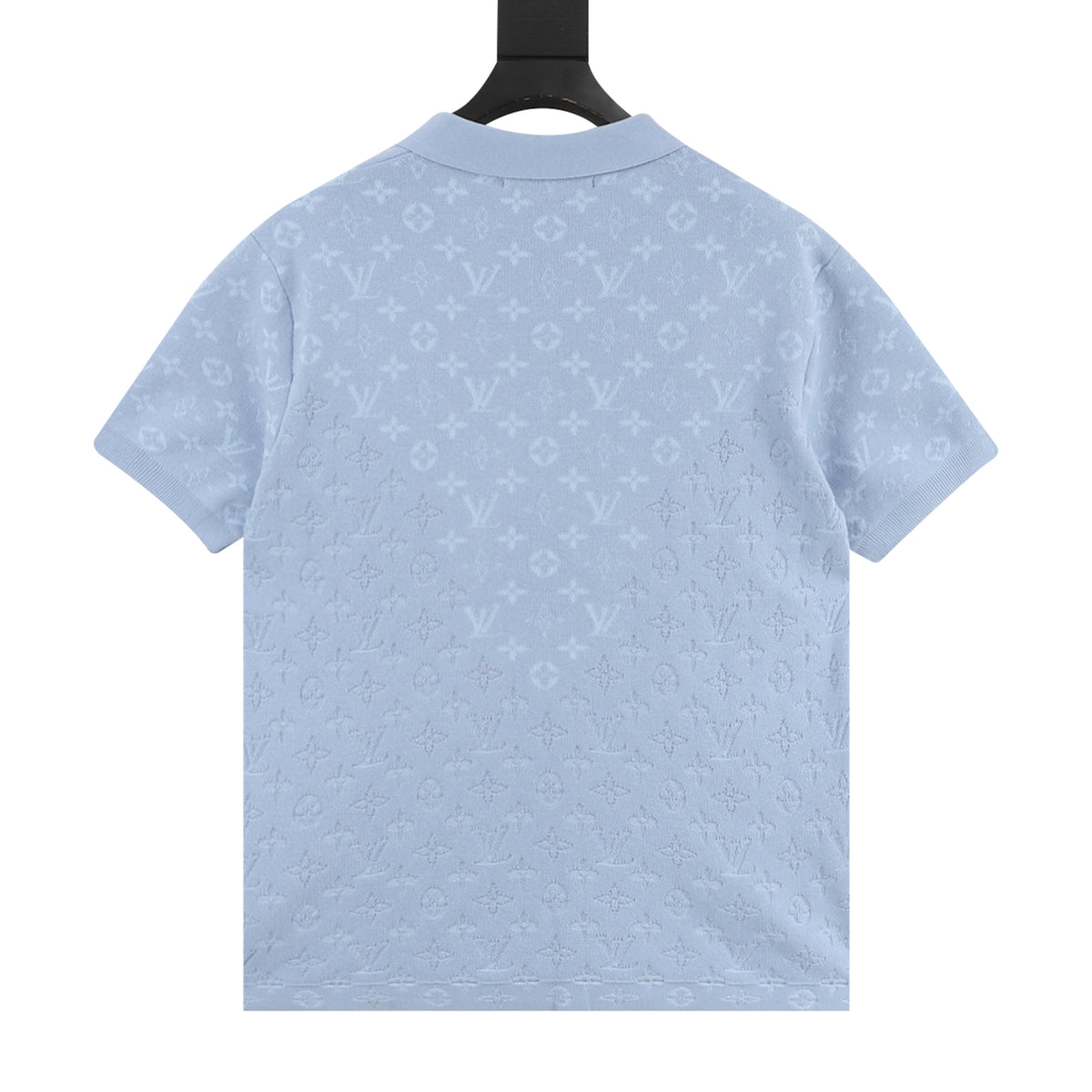 Louis Vuitton Tonal Monogram Jacquard Knit Polo Shirt product detail 2
