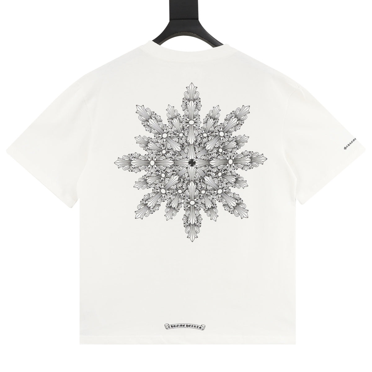 Chrome Hearts Kaleidoscope Cross Print T-Shirt product detail 2