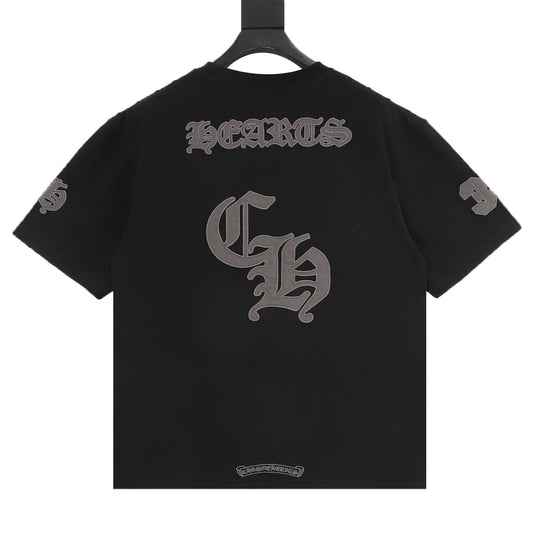 Chrome Hearts Gothic Script Patch Embroidered T-Shirt product detail 2