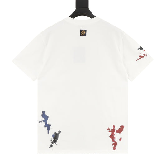 Louis Vuitton Ink-Wash Monogram Print T-Shirt product detail 2