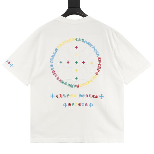 Chrome Hearts Multicolor Logo Print T-Shirt product detail 2