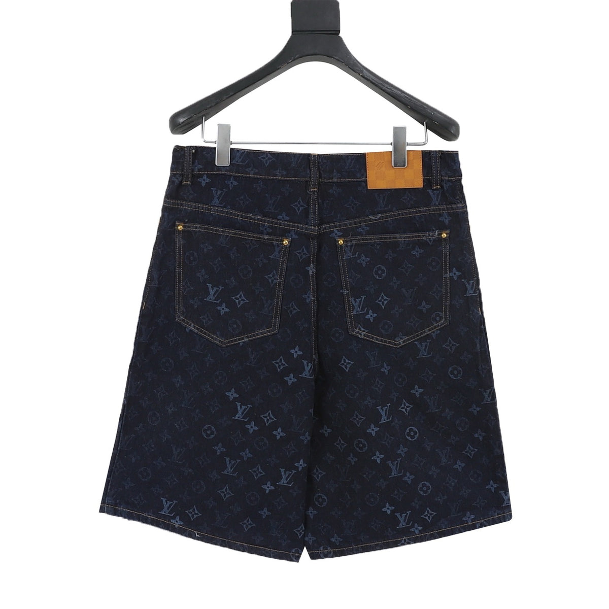 Louis Vuitton Monogram Denim Shorts - Dark Blue product detail 2