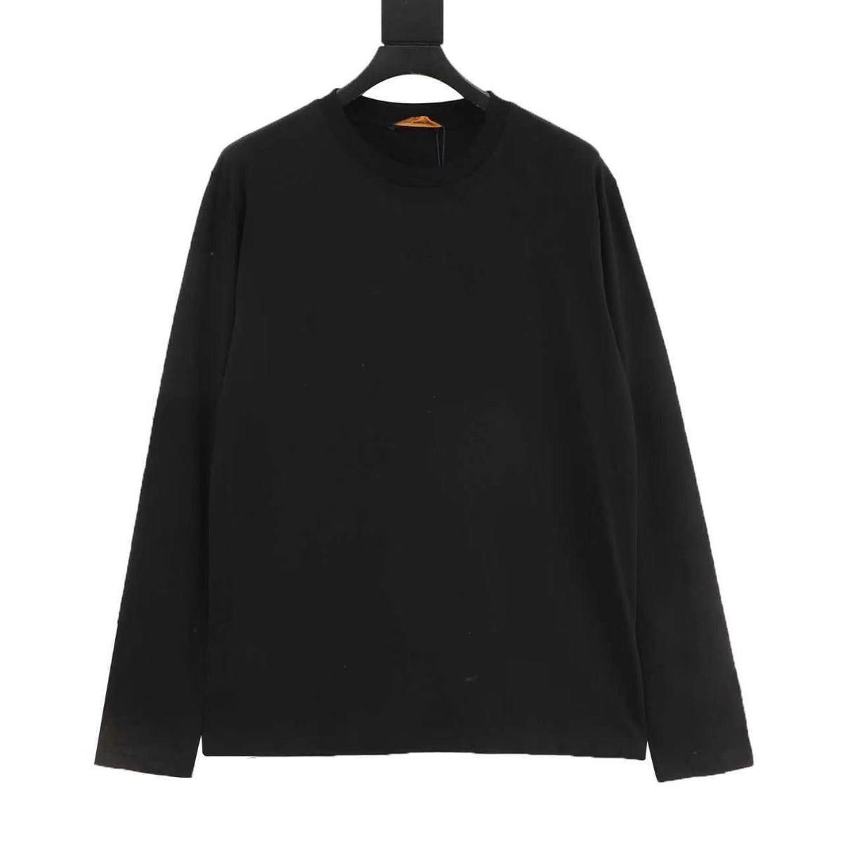 Louis Vuitton Embossed Logo Long-Sleeve T-Shirt - Black front view