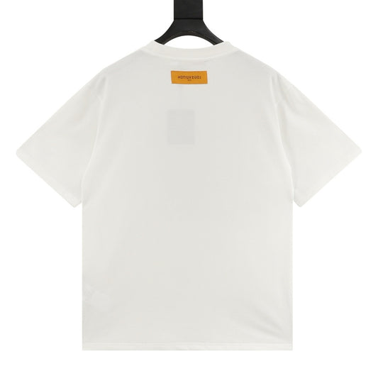 Louis Vuitton Graffiti Logo Print T-Shirt product detail 2