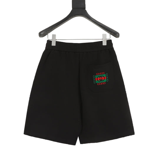 Gucci Wheat Knight Flocked Print Shorts product detail 2