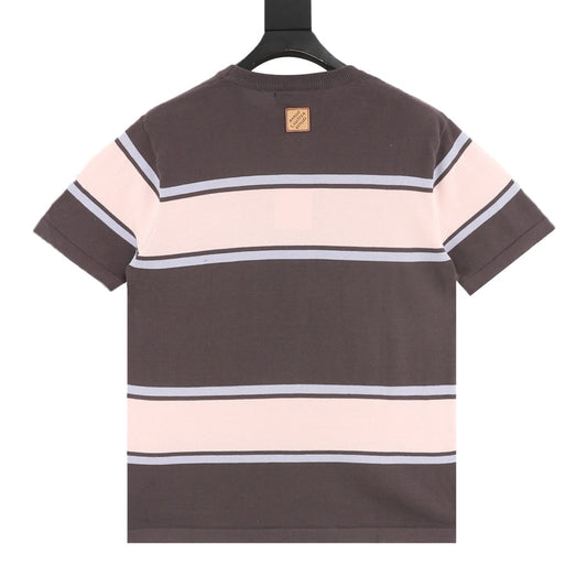 Louis Vuitton Color-Block Stripe Knit T-Shirt product detail 2