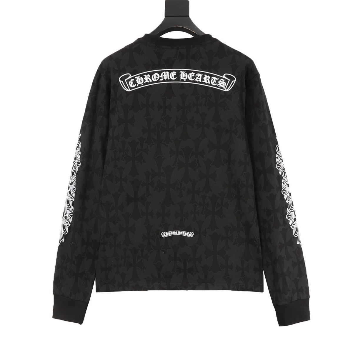 Chrome Hearts Tonal All-Over Print Long-Sleeve T-Shirt product detail 2