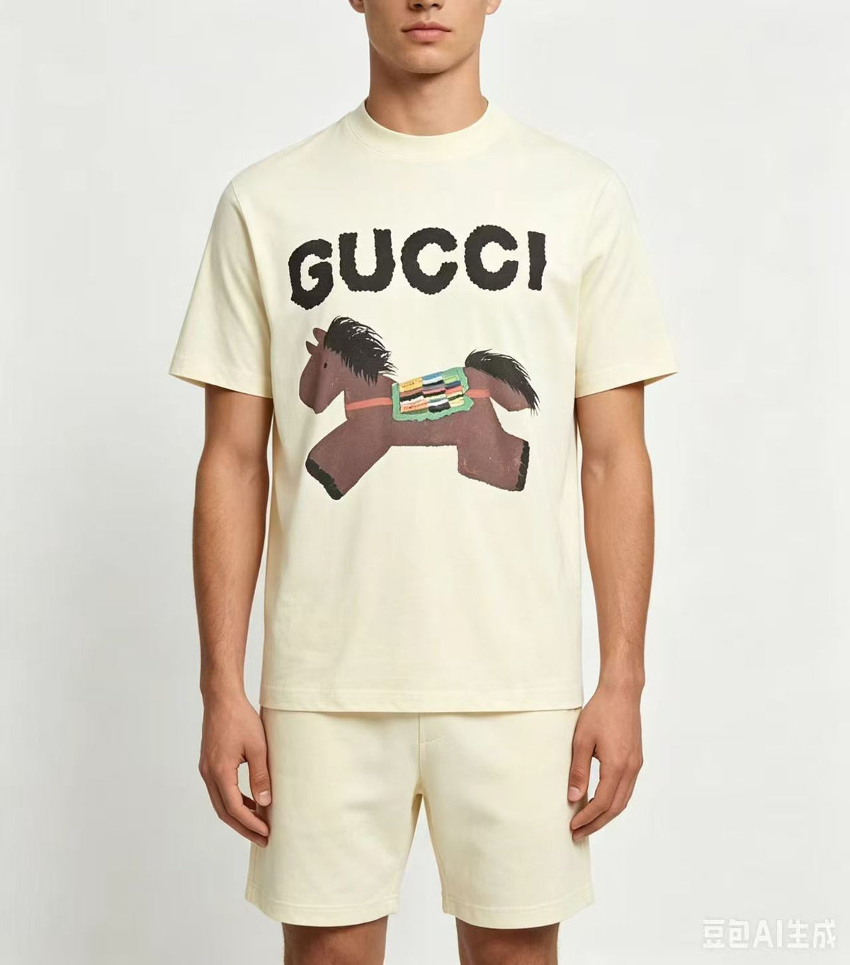 Gucci Playful Cartoon Print T-Shirt product detail 2