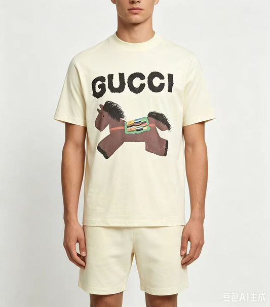 Gucci Playful Cartoon Print T-Shirt product detail 2
