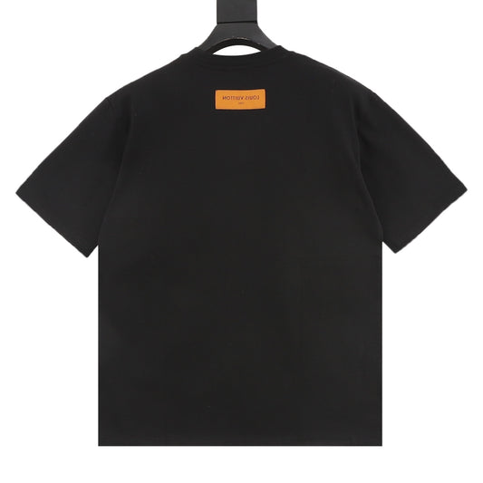Louis Vuitton Globe Slogan Print T-Shirt product detail 2