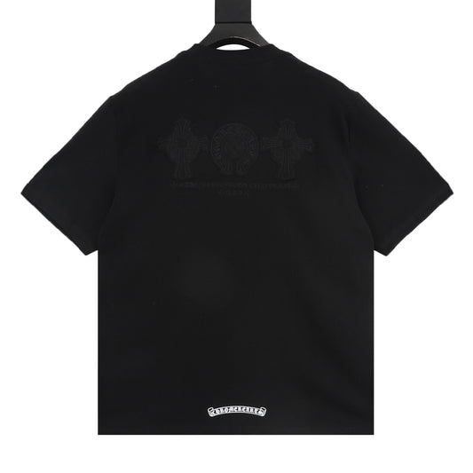 Chrome Hearts Front and Back Embroidered T-Shirt product detail 2