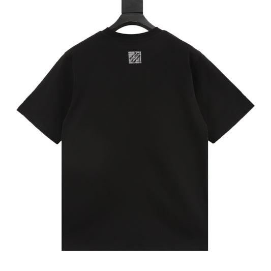 Louis Vuitton Fox Signature Embroidered T-Shirt - Black product detail 2